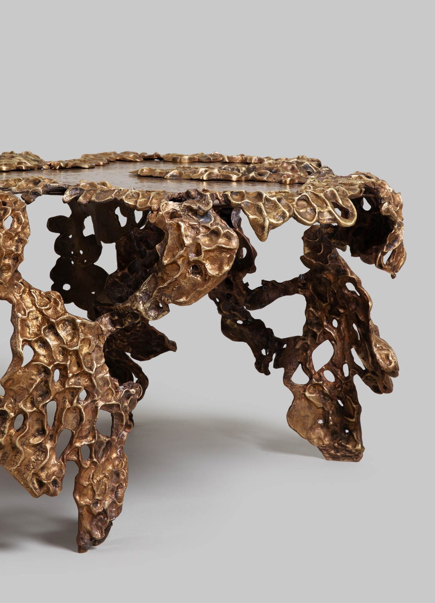 Mesa de café de azafrán