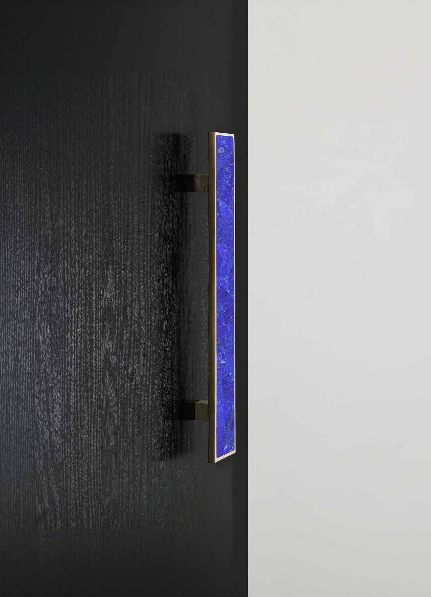 brass inlay stone handles
