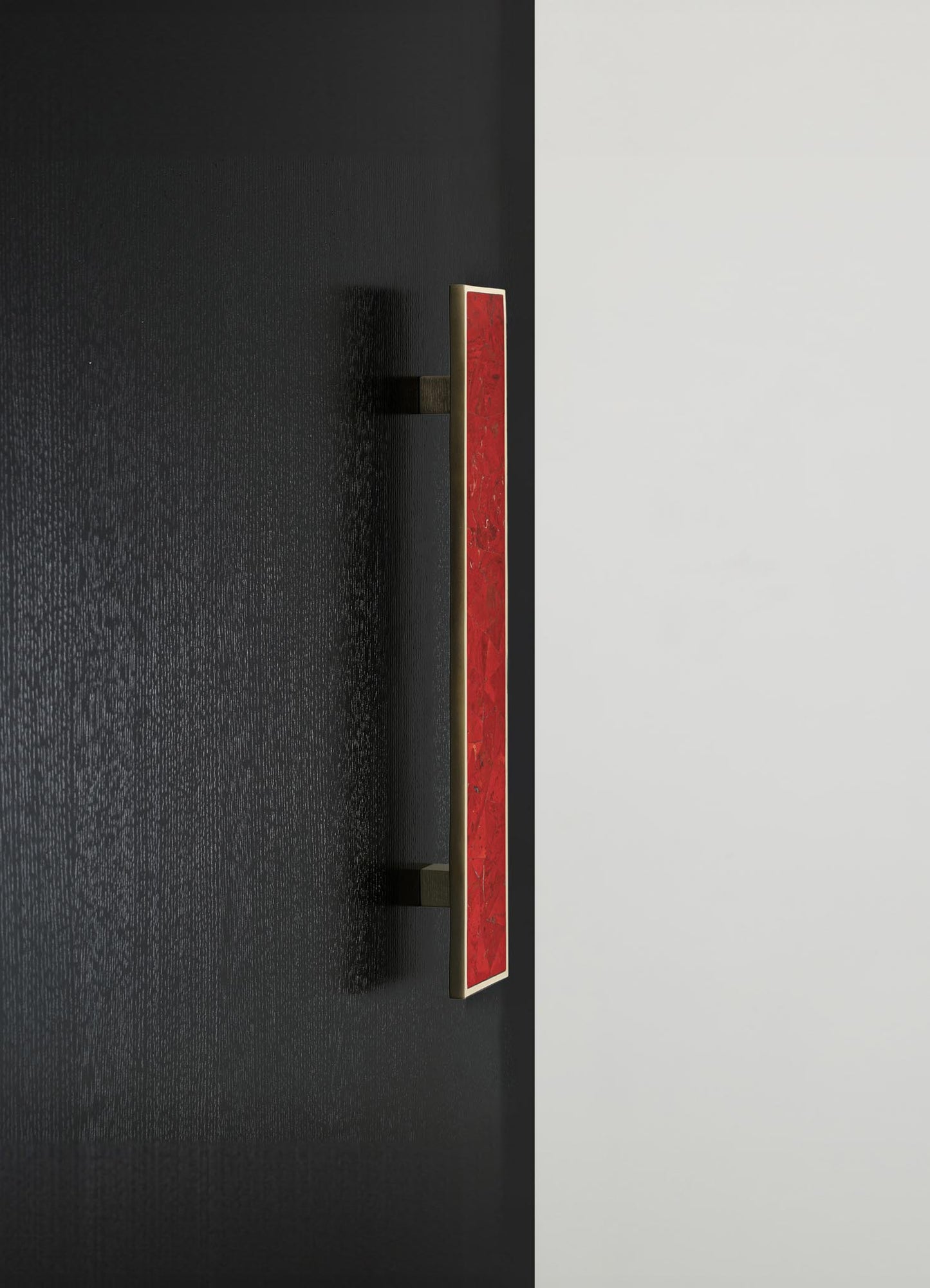 brass inlay stone handles