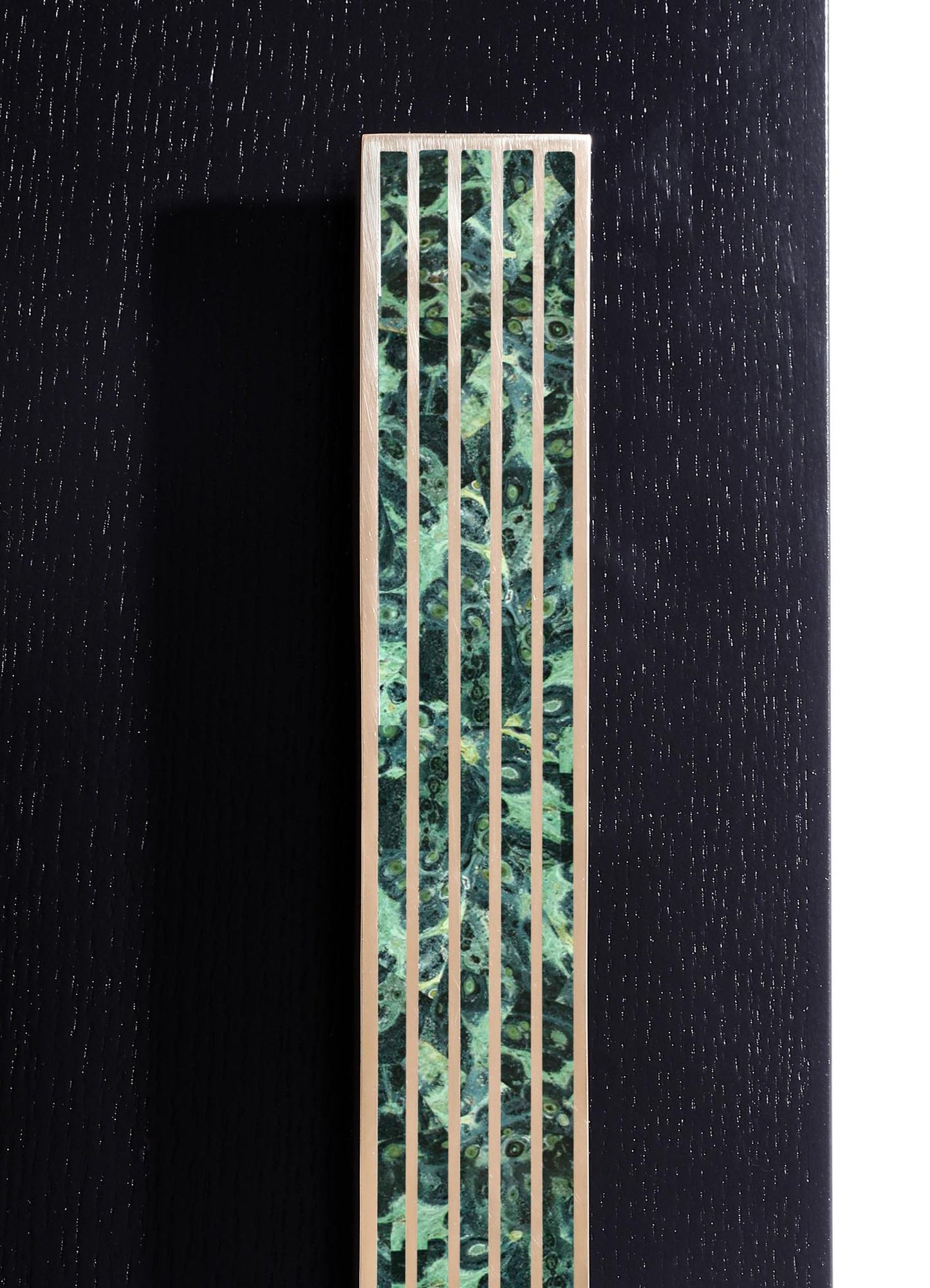 brass inlay stone handles