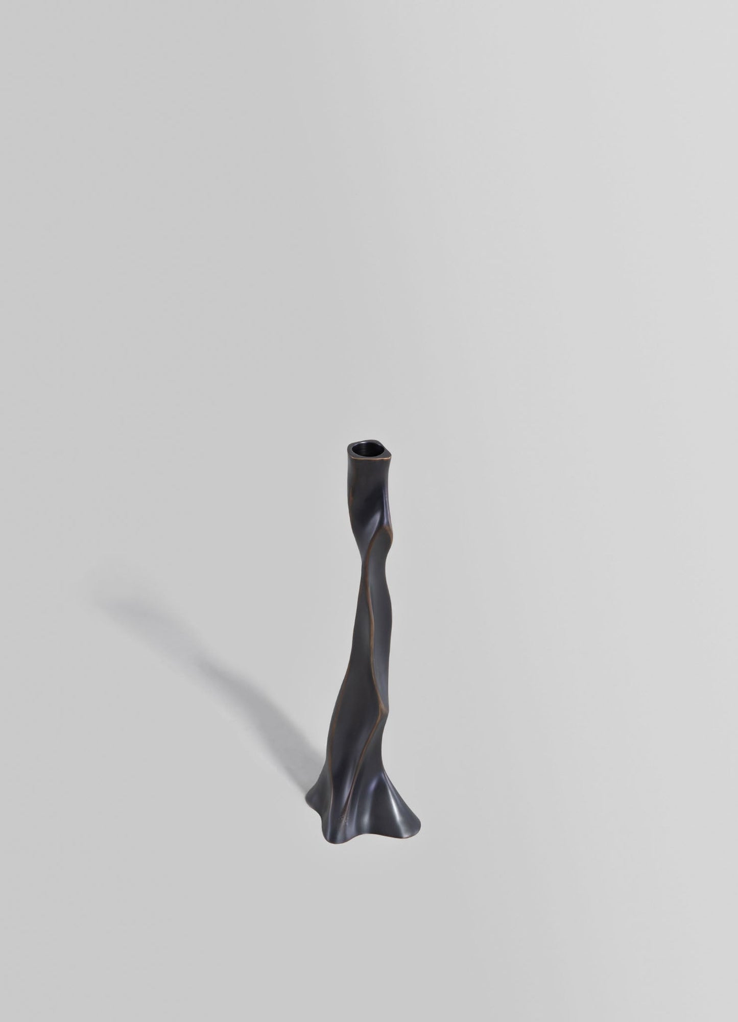 Under The Banyan Bronze Candle Stand Medium