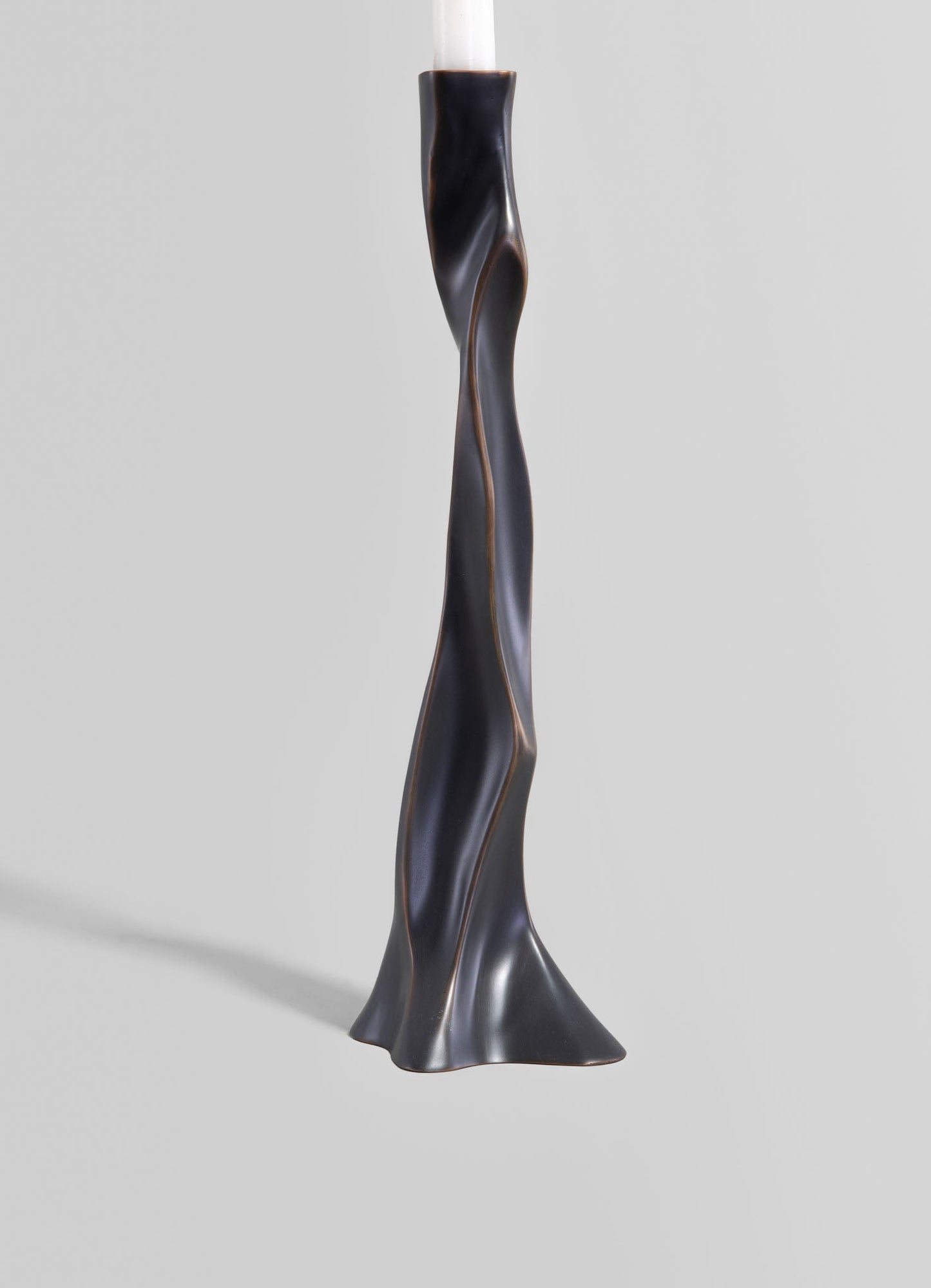 Under The Banyan Bronze Candle Stand Medium