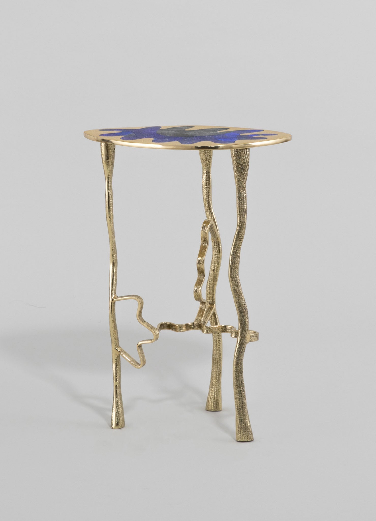 brass decorative side table