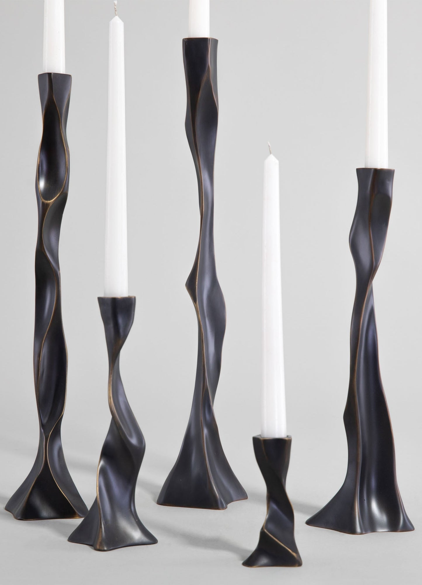 Under The Banyan Bronze Candle Stand Medium