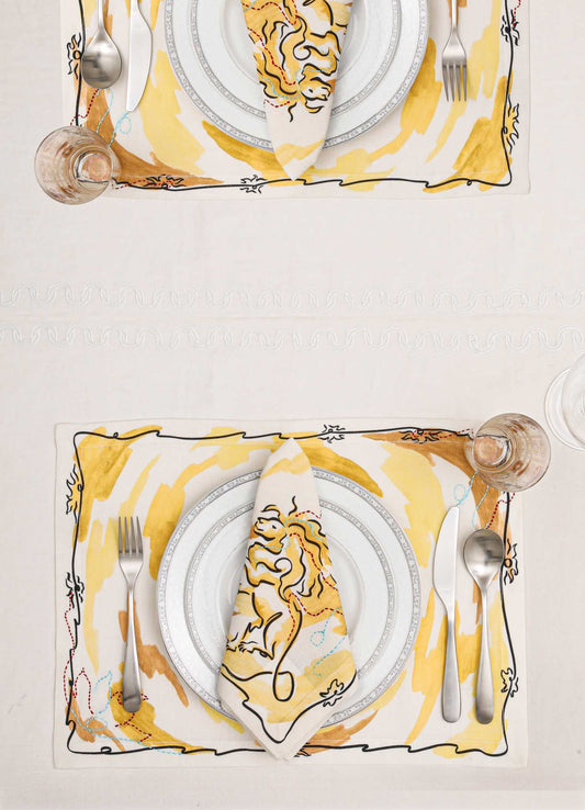 Leo Yellow Placemat