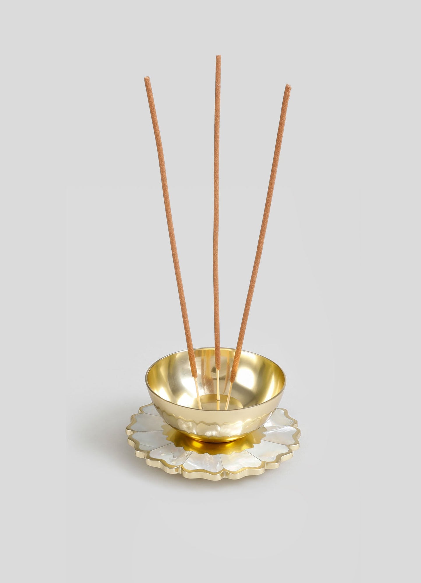 Mystical Marigold White Incense Stick Holder