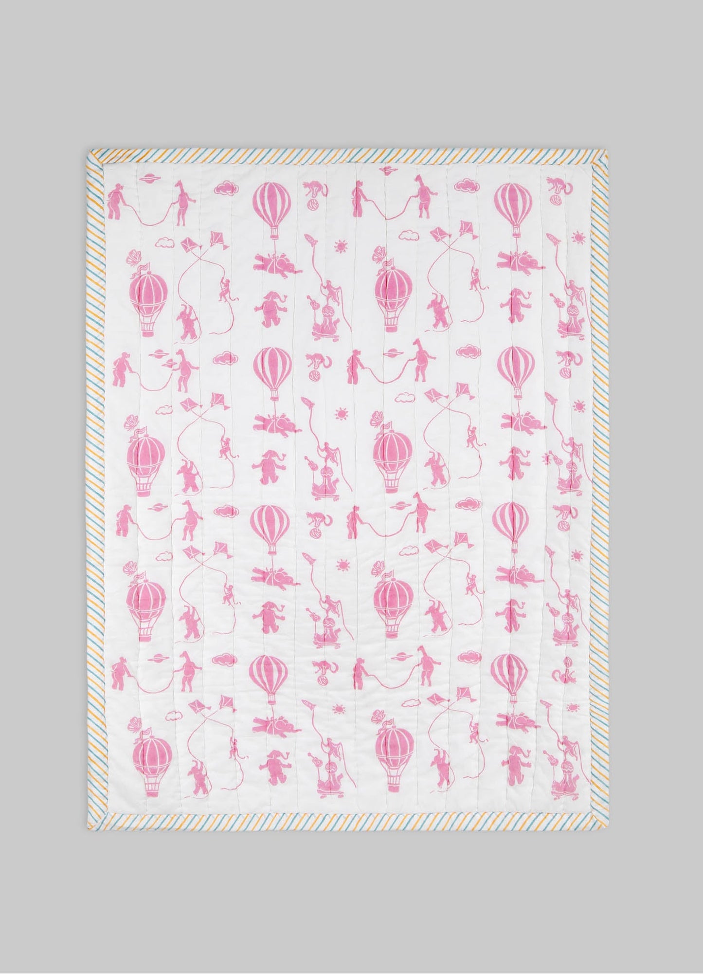 Mela Pink & Orange Quilt