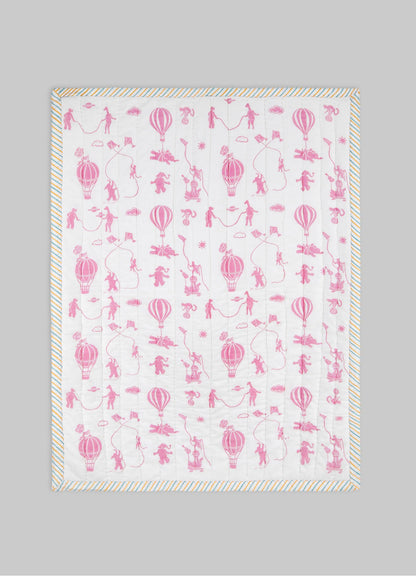 Mela Pink & Orange Quilt