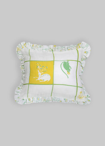 Safari Safari Green Pillow