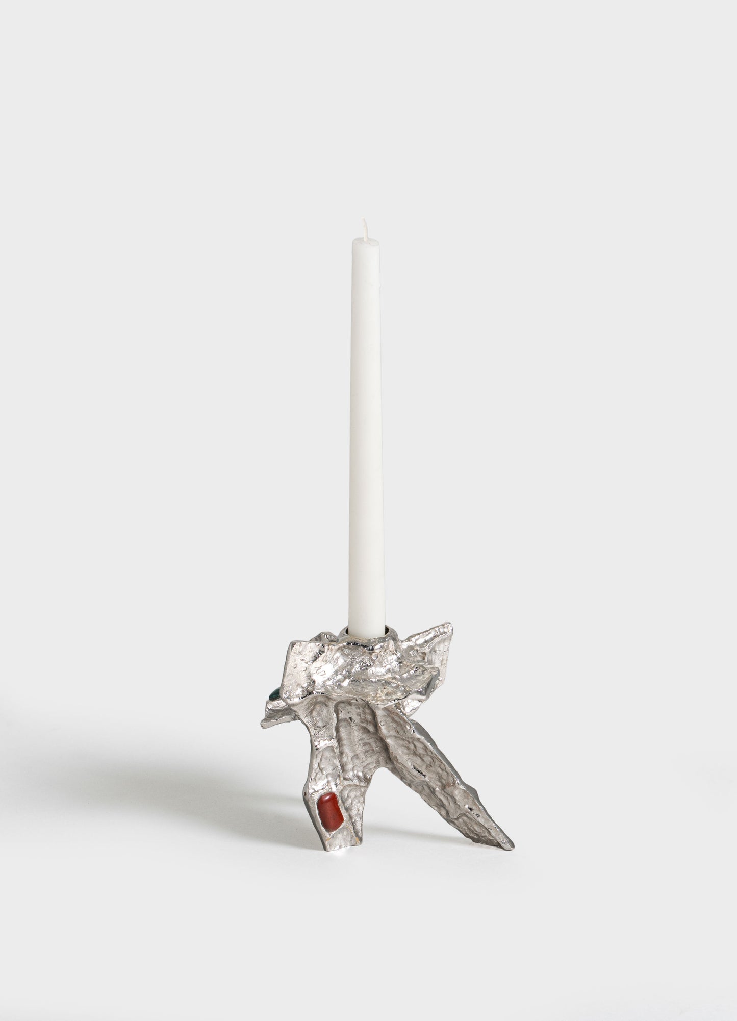Tutti Frutti Nickel Candle Stand Large