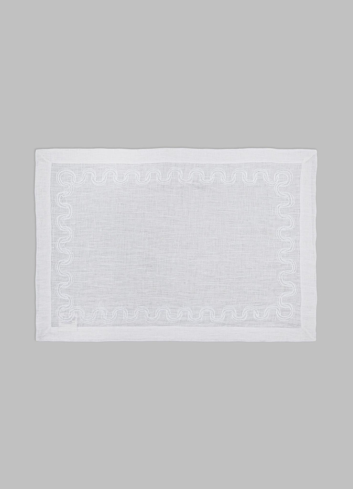 luxury white table mats
