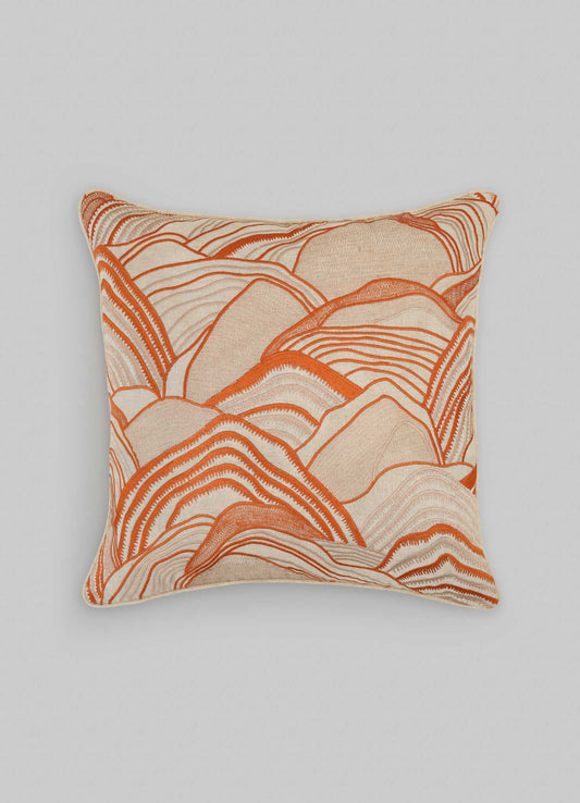 Housse de coussin bouquet de printemps verte 24"x24"