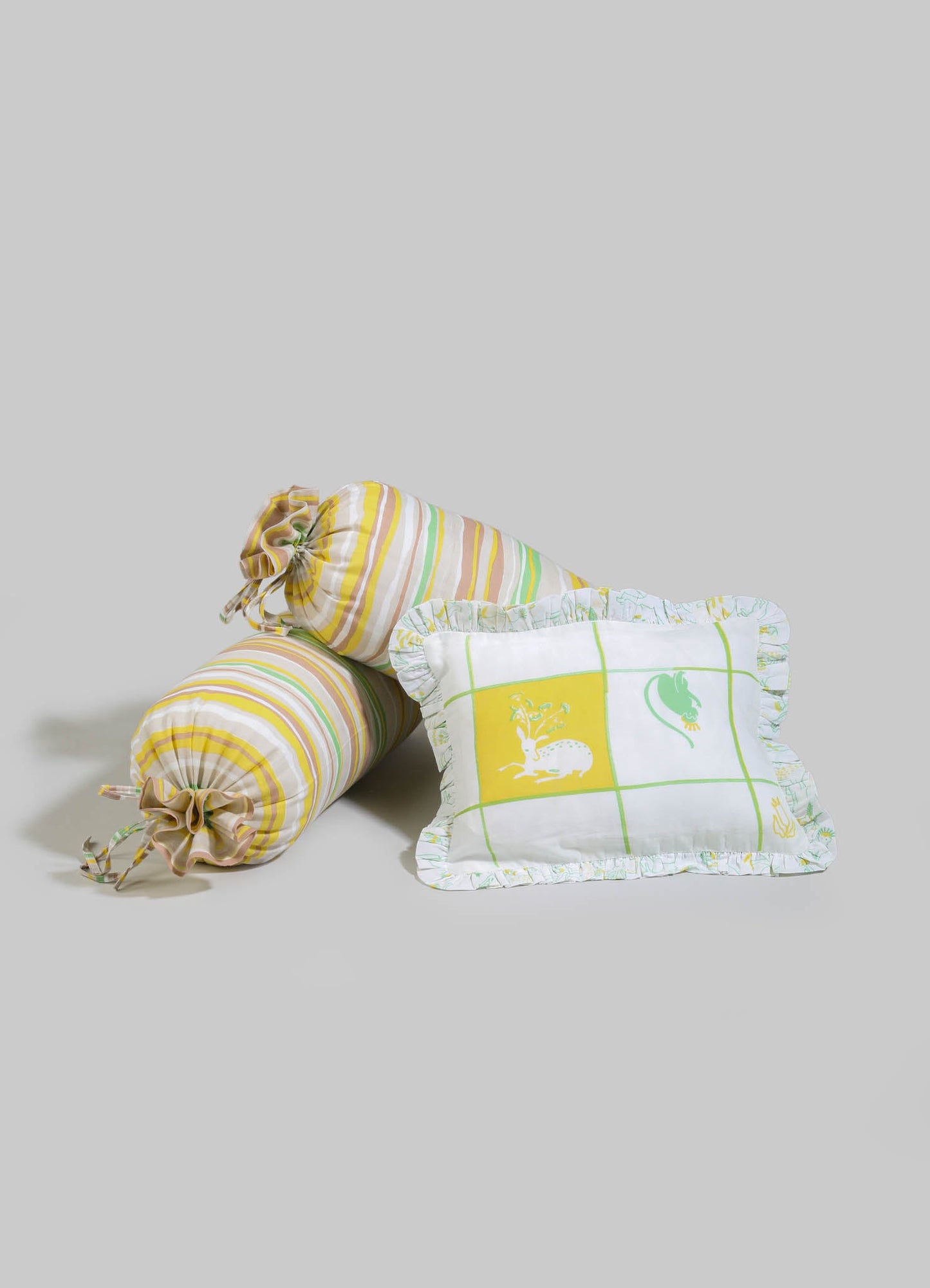 Cuscino e supporti per bambini Safari Safari Verde - Set da 3