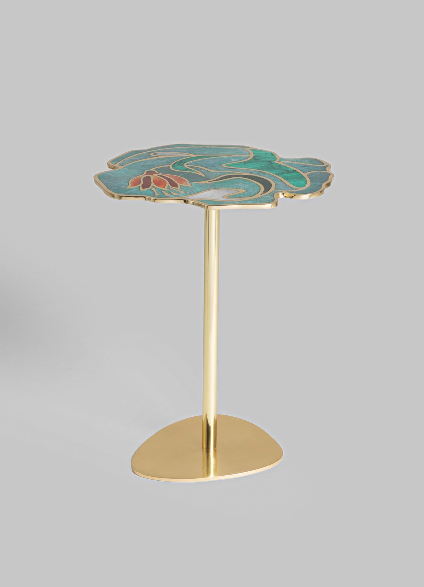 Glowing Gulmohar Side Table Small