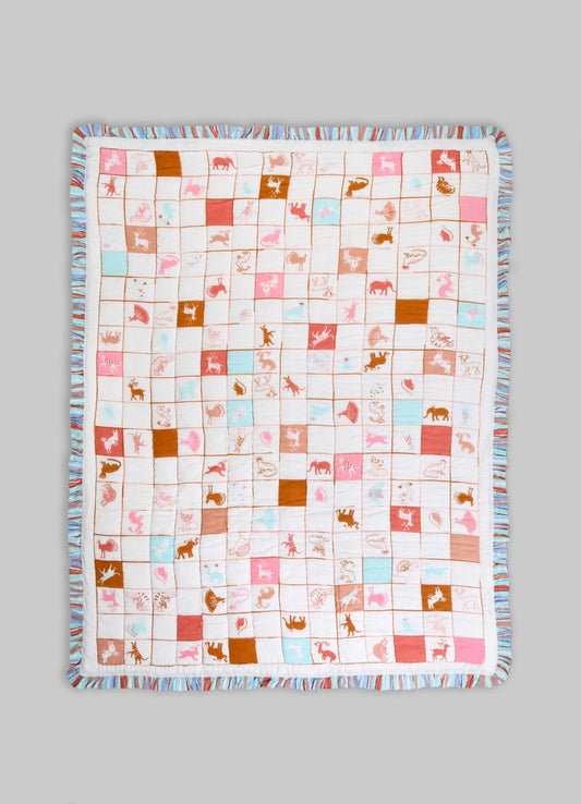 Safari Safari Pink Quilt