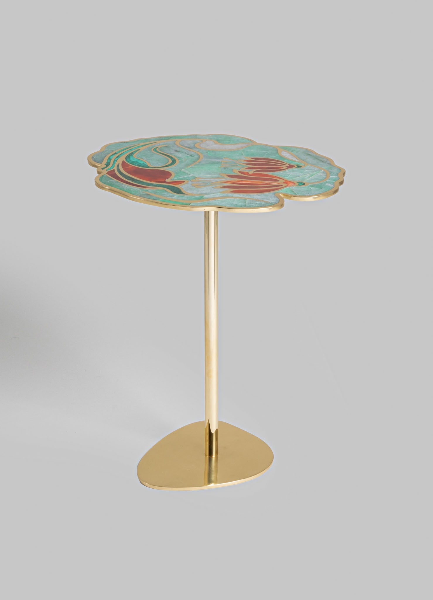 Glowing Gulmohar Side Table Large