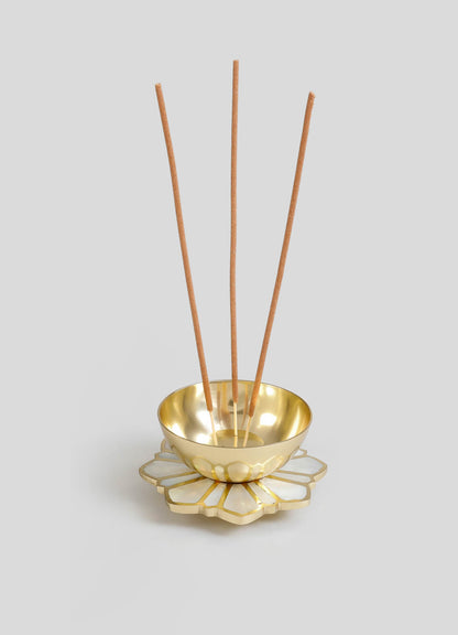 Night Jasmine White Incense Stick Holder