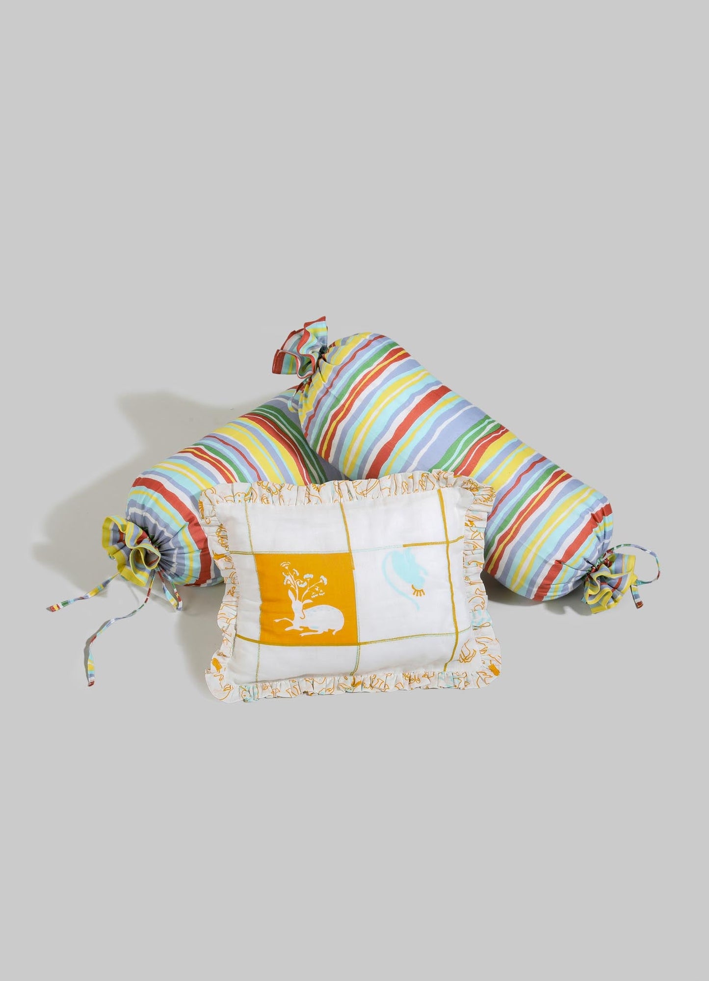 Cuscino e supporti per bambini Safari Safari multicolore - Set da 3