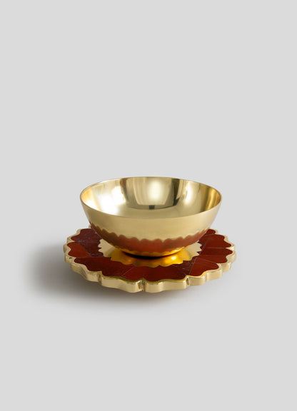 marigold luxury large bowl red