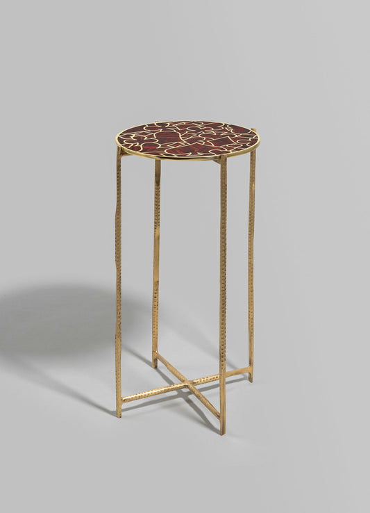 Rummy Brown Side Table