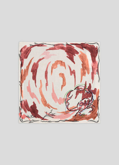 Cancer Red Napkin