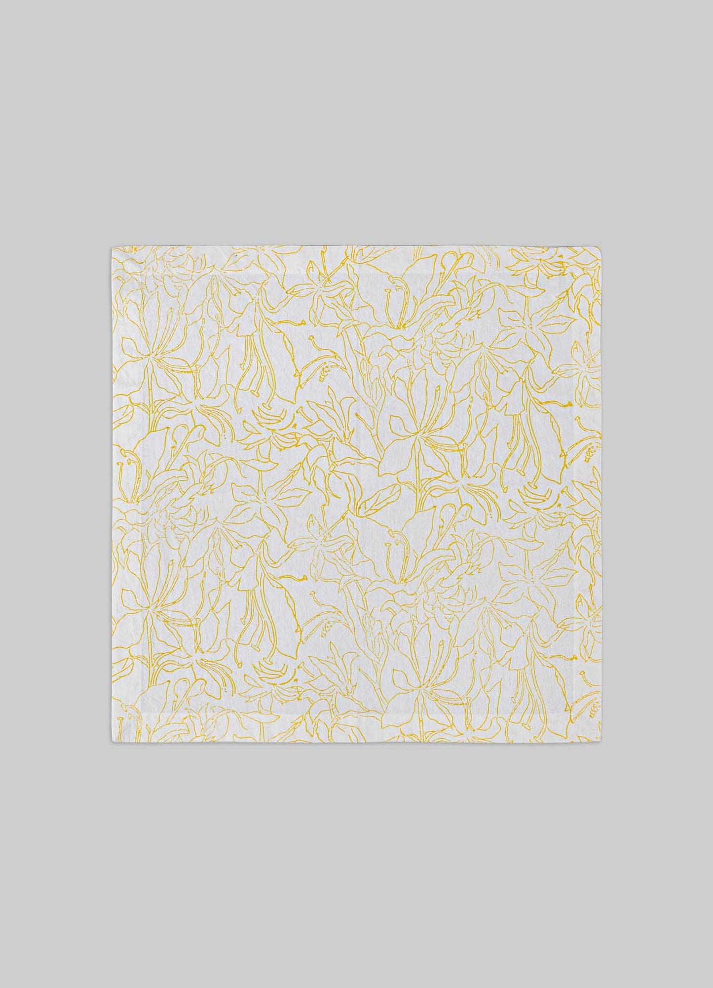 Spring Bouquet Yellow Napkins - Set of 4