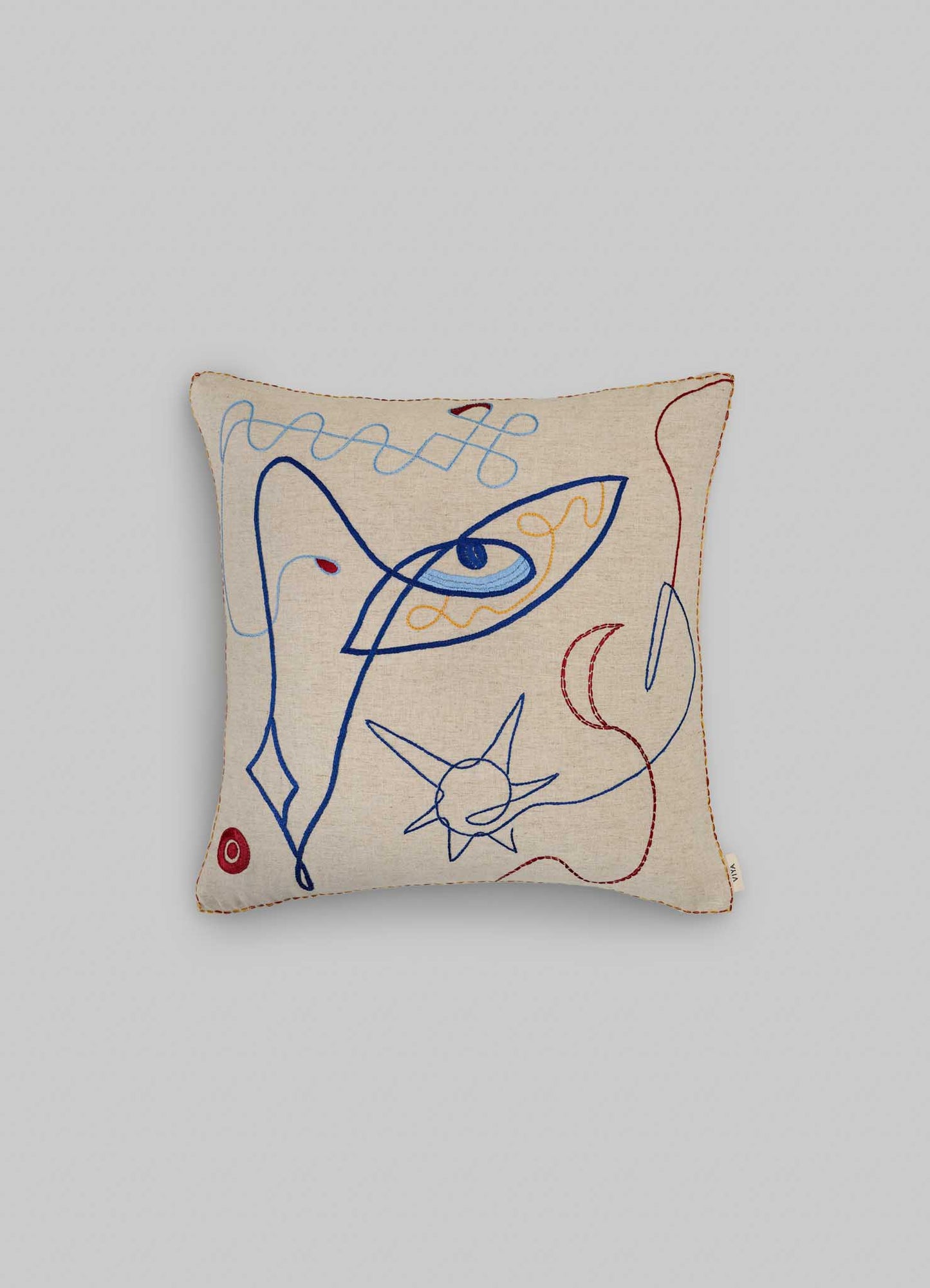 Housse de coussin bouquet de printemps verte 24"x24"