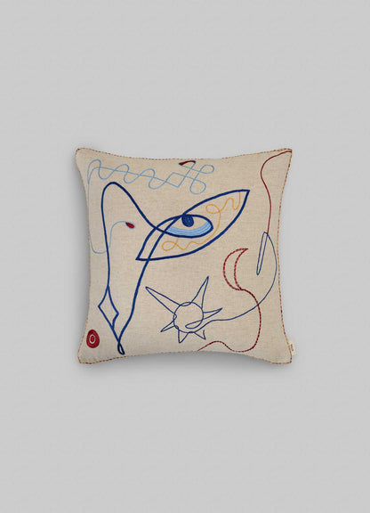 Housse de coussin bouquet de printemps verte 24"x24"