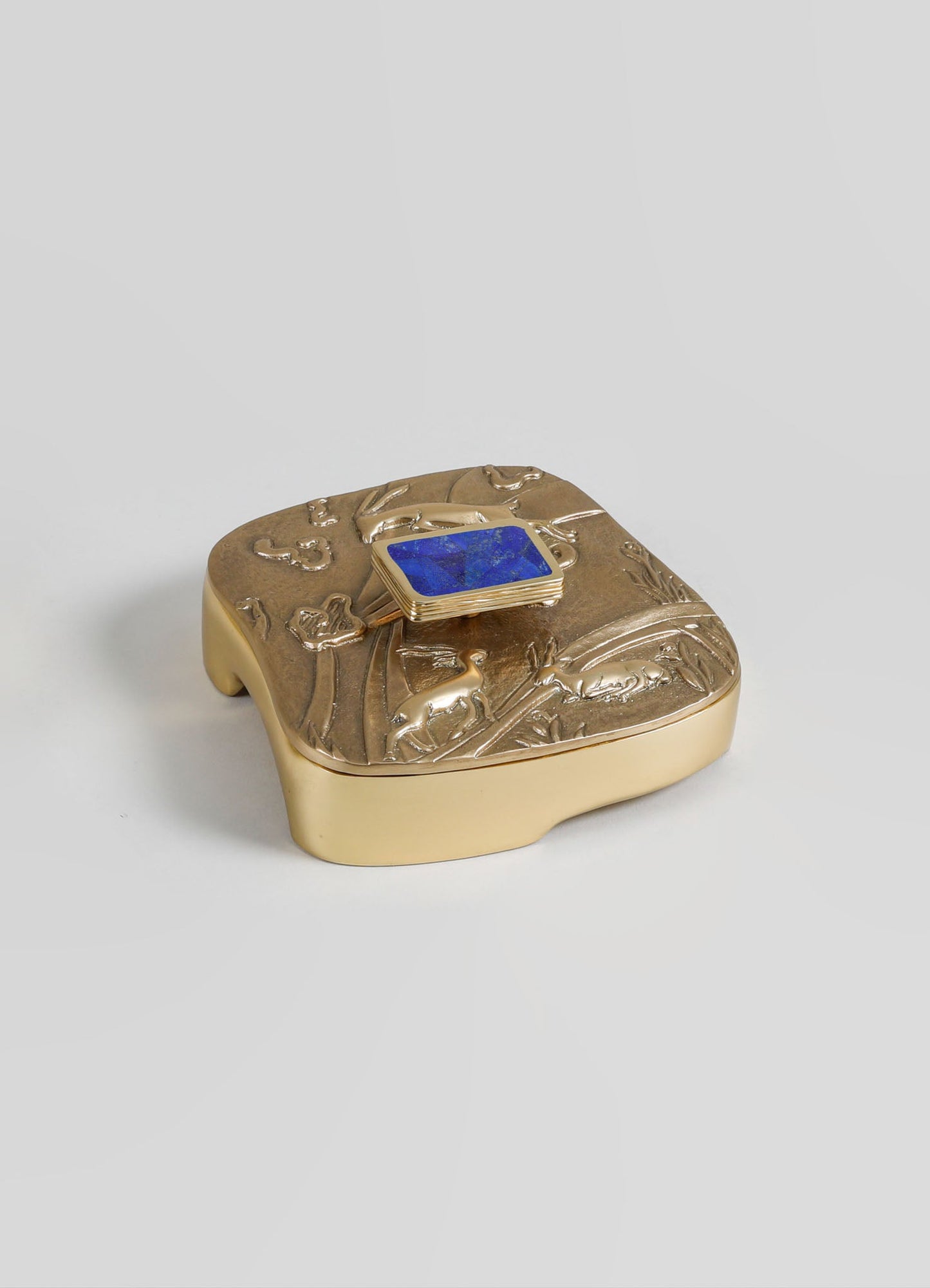 luxury trinket box blue