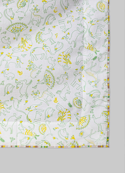 Safari Safari Green Flat Sheet