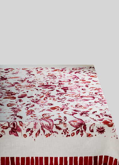 Orchard Red Table Cloth