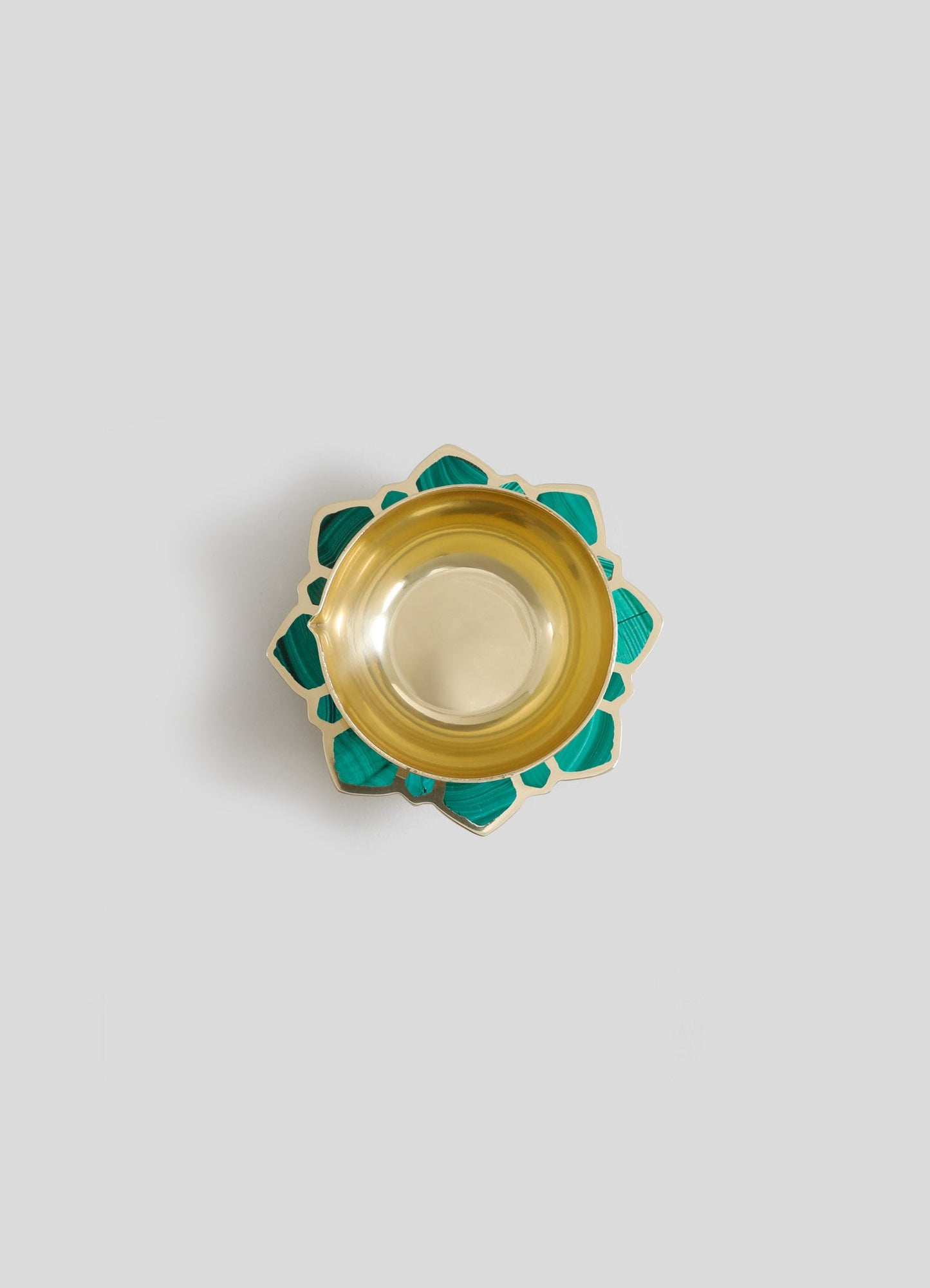 Night Jasmine Green Diya Small