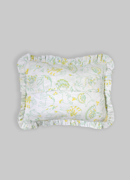 Safari Safari Green Pillow