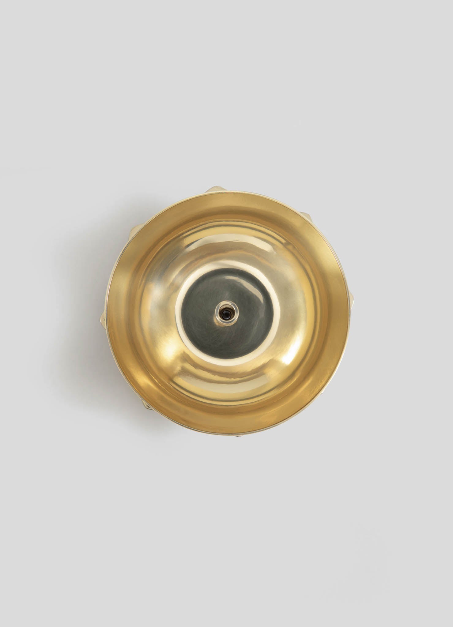 luxury akhand diya brass red