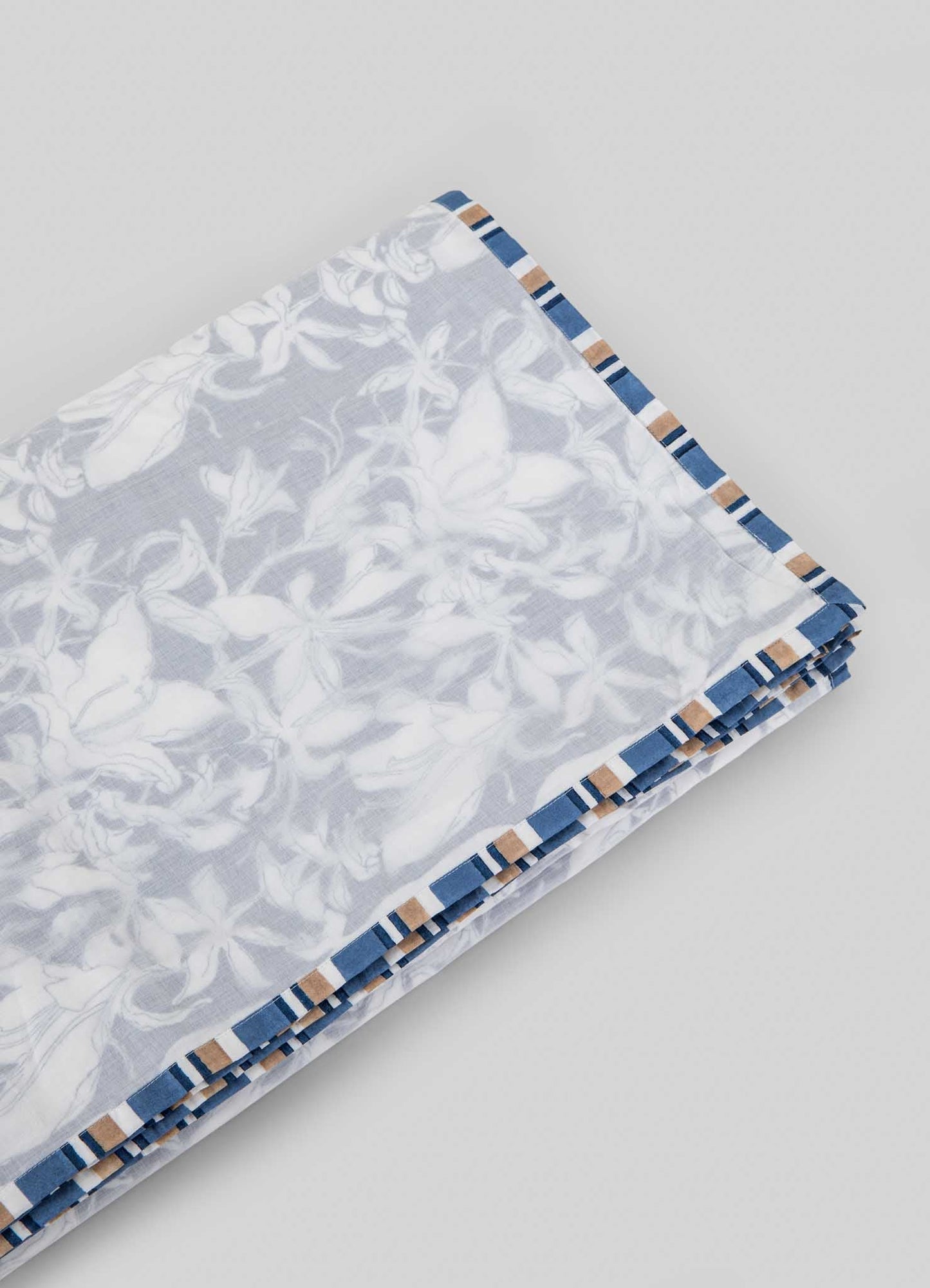 Spring Bouquet Blue & Maroon Dohar