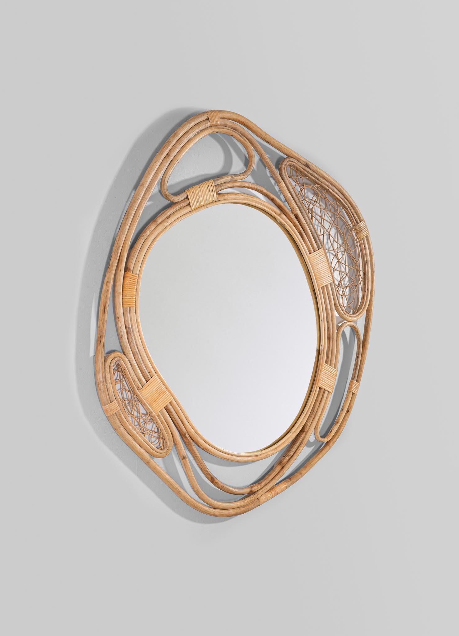 cane mirror frame