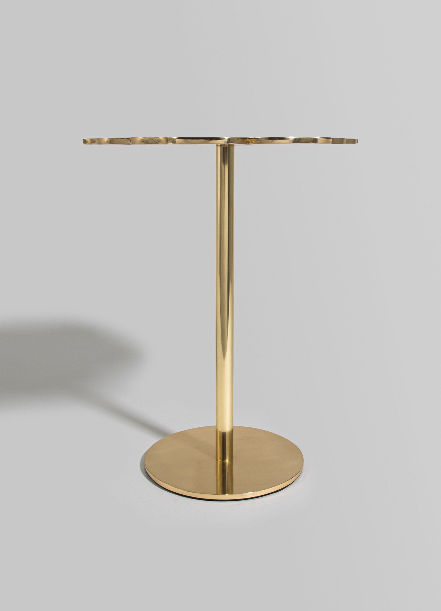 brass decorative side table