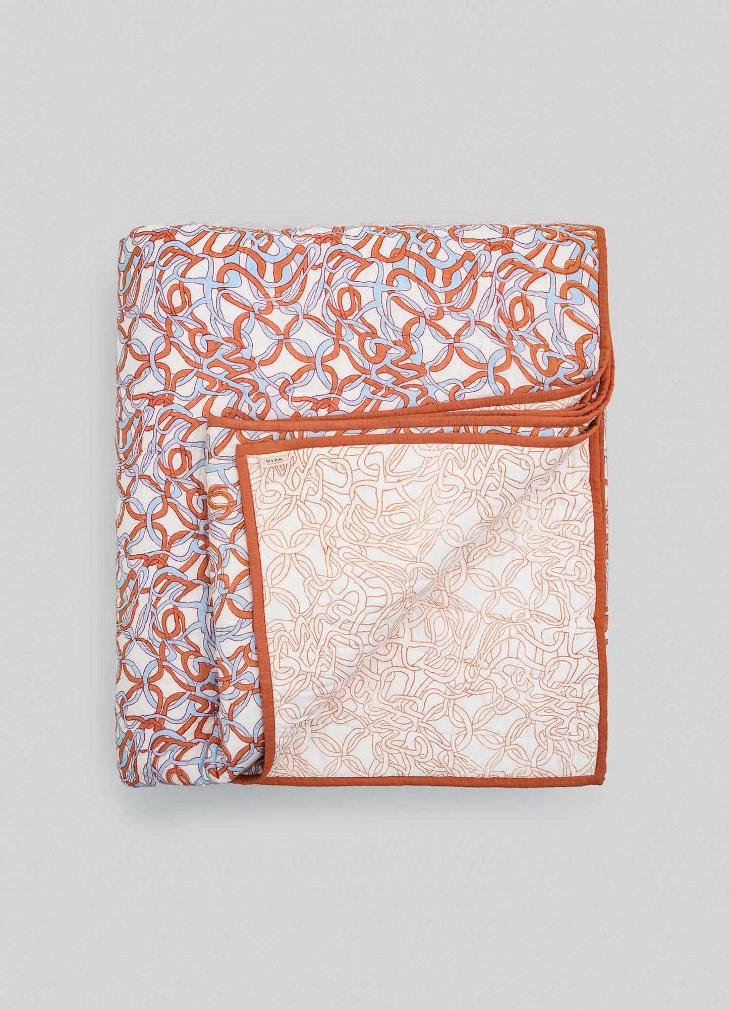 luxury quilt viya orange