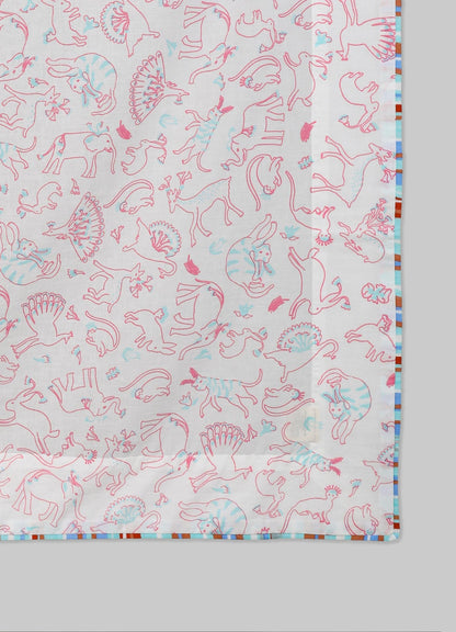 Safari Safari Pink Flat Sheet