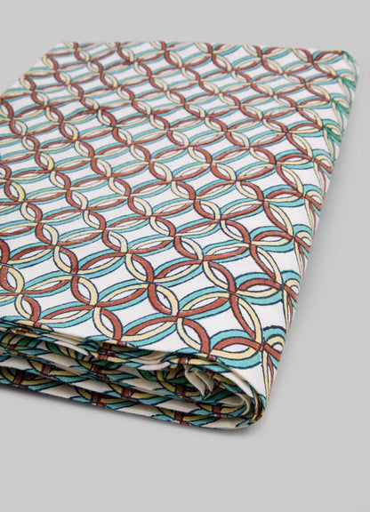 Nappe Vert D'Eau Et Rouille Paigah