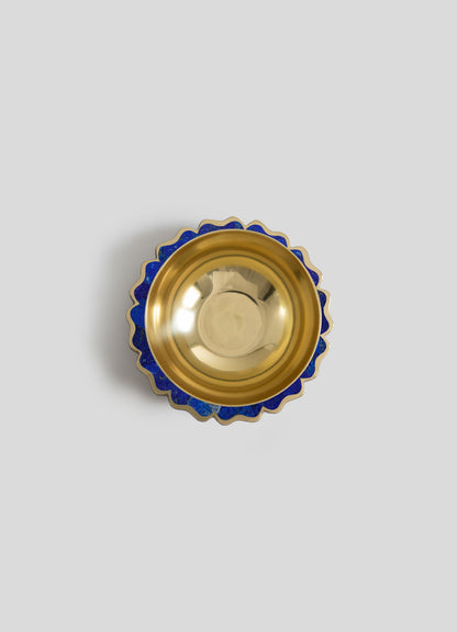 marigold luxury small bowl blue viya