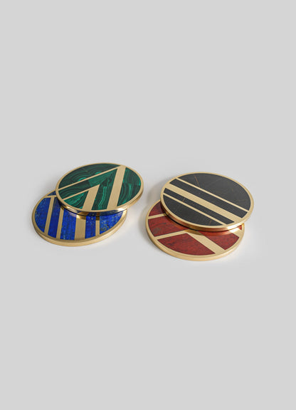 Art Deco Coasters - Set of 4