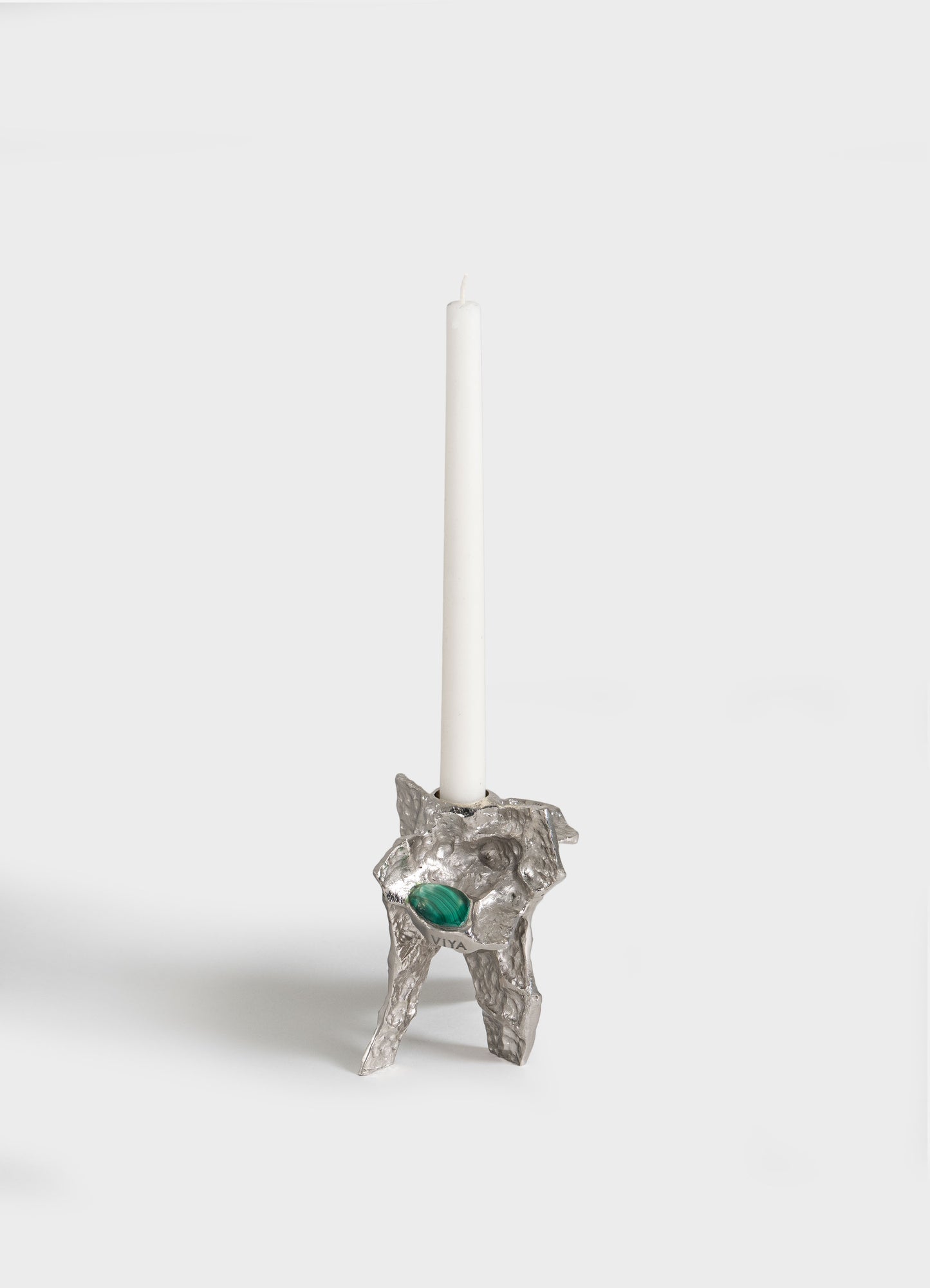 Tutti Frutti Nickel Candle Stand Large