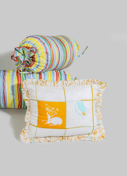 Cuscino e supporti per bambini Safari Safari multicolore - Set da 3