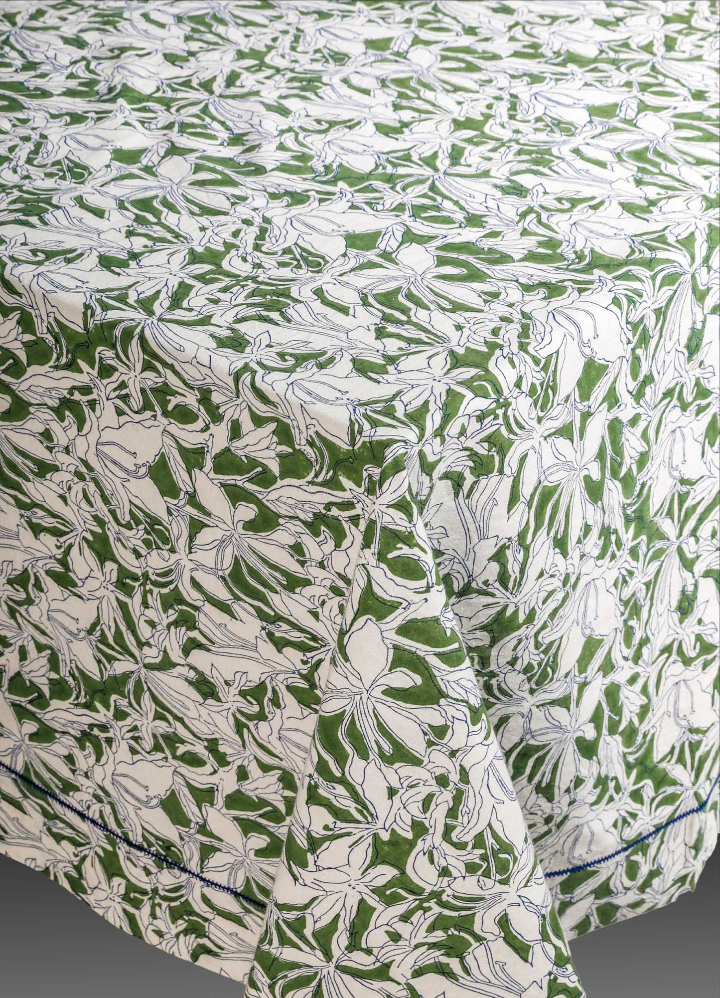 Mantel Verde Ramo de Primavera