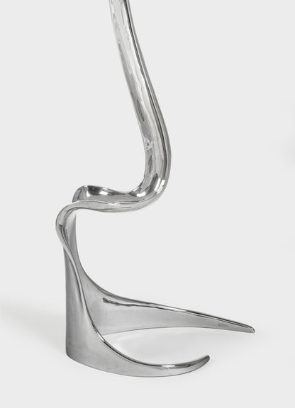 Cobra Nickel Candle Stand