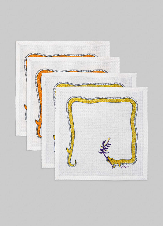 Set di 2 Asciugamani da Mano Majestic Blackbuck
