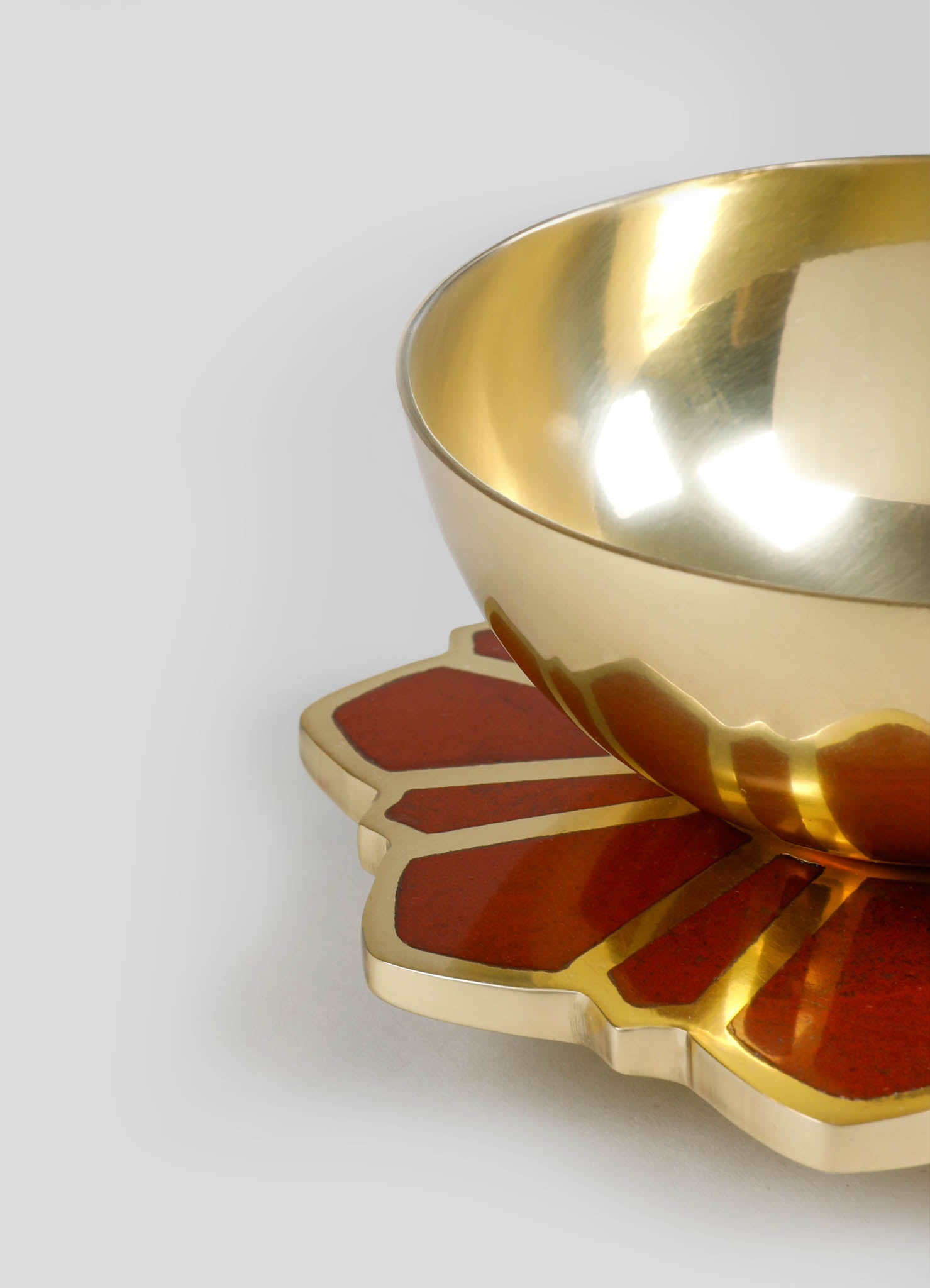 luxury small bowl red