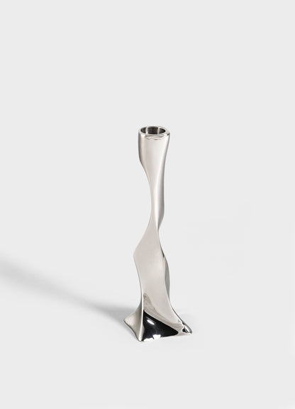 Under The Banyan Nickel Candle Stand Small
