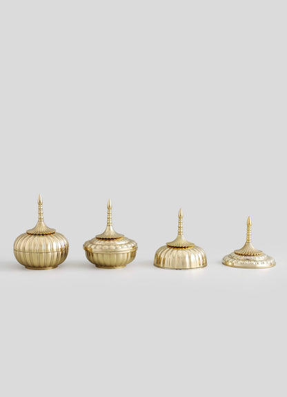 Jal Mahal Gold Finial Bowl